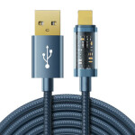 Joyroom S-UL012A12 Nabíjací kábel USB-A (M) - Lightning (M) 2.4A 1.2m modrá (S-UL012A12 1.2m Blue)