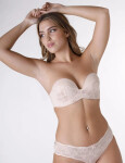 ČIPKOVANÁ PODPRSENKA BEZ RAMIENOK WONDERBRA ULTIMATE - WONDERBRA 80B tělová