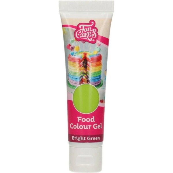 Gélová farba svetlo zelená 30 g - FunCakes - FunCakes