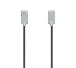 HAMA Ultra-Slim čierno-strieborná / HDMI kábel / High Speed 4K / 2 m
