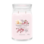 Yankee Candle Signature Pink Cherry amp; Vanilla veľký pohár 567g / doba horenia až: 90h (5038581128818)