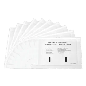 Fellowes PowerShred Performance+ čistiace olejové listy pre skartovacie stroje 10 ks (FELSHOILSHEETS)