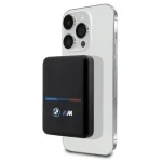 BMW M Collection MagSafe powerbanka čierna / Powerbanka / 3000 mAh / 15 W / MagSafe nabíjanie
