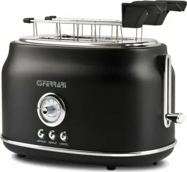 G3Ferrari G10134 čierna / Hriankovač / 750W / 2 hrianky / nastaviteľný stupeň opečenia / automatické vypnutie (8056095875810)