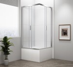 POLYSAN - CARMEN štvorcová sprchová zástena 900x900x1650, číre sklo MD5116