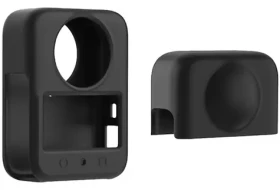 Puluz PU783B čierna / Silikónové puzdro / pre DJI OSMO 360 / s krytkou objektívu (PU783B)