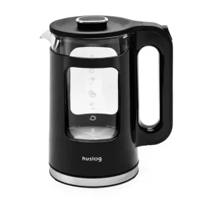 Huslog Rýchlovarná kanvica sklo-plast čierna / 2200W / 1.7 L (MVKX05XXHUSGL)