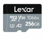 Lexar Professional 1066x Silver microSDXC 256GB + adaptér / čítanie: 160MBs / Zápis: 120MBs / UHS-I U3 / A2 / Class 10 (LMS1066256G-BNANG)