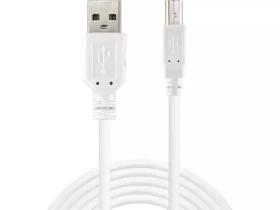Sandberg USB 2.0 AB male 1.8 m biela / kábel USB-A na USB-B
