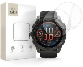 Tech-Protect Glass Fit+ sklo pre Garmin Fenix 8 51mm číre / Ochranné tvrdené sklo / 2 ks v balení
