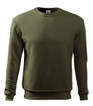 Essential mikina s kapucňou pánska/detská vojenská 2XL