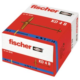 Fischer KD 4 B pružinová sklopná hmoždinka 105 mm 14 mm 080193 10 ks; 080193