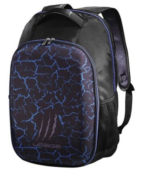 URage Cyberbag Illuminated 17.3 / batoh na notebook / Rozmery 37 x 15 x 53 cm / 21 - 30 L / polyuretán / čierna (101289)