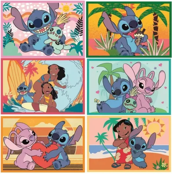 Clementoni Obrázkové kocky Stitch