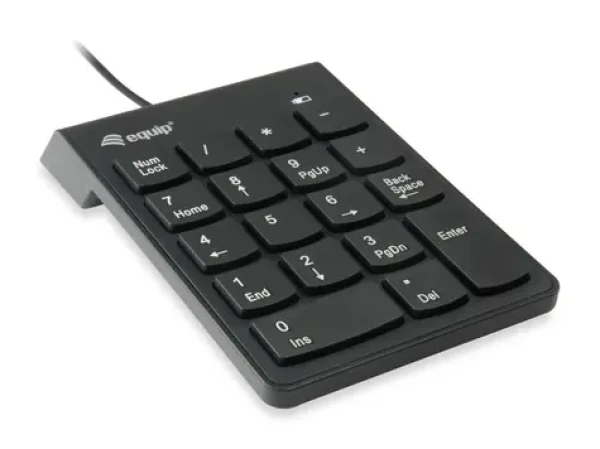 Equip čierna / Numerická klávesnica / USB / 18 klávesov / kábel 1,35 m (245205)
