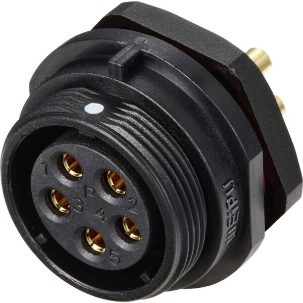 Weipu SP2112 / S 5 guľatý faston, 1 ks; SP2112 / S 5