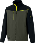 Bunda 2 V 1 Delta Plus softshell SOCCIA Farba: Čierna/ Červená, Veľkosť: M (SOCCINOTM)