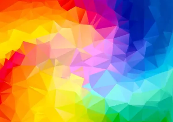 ENJOY Puzzle Gradient polygonálna špirála
