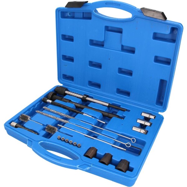 Brilliant Tools BT551300 Sada na čistenie sedla a hriadeľa vstrekovača, 21 ks; BT551300