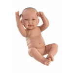 Llorens 73802 NEW BORN HOLČIČKA - realistická bábika bábätko s celovinylovým telom - 40 cm