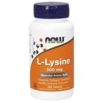 L-Lyzín 500 mg - NOW Foods (100 tab.) (47875-1-100tab)