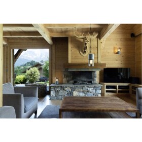 SLV Lisenne 155714 závesné svietidlo E27 sivá, hnedá; 155714