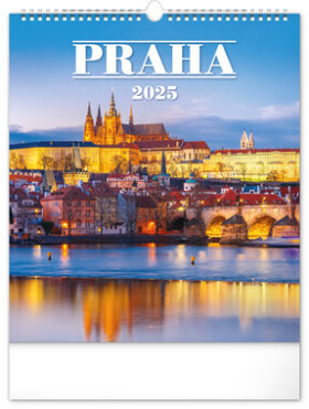 Presco Group Nástenný kalendár Praha 2025 / 30 × 34 cm (PGN-33725-L)