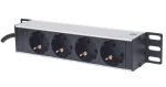 Intellinet / PDU lišta / 1U / 10 "/ 4X zásuvka / 1,8 m kábel (714020)