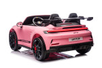 Mamido Mamido Elektrické autíčko Porsche 911 GT3 XXL + MP4 | 24V14Ah | 4x200W | Pre 2 deti | ružové