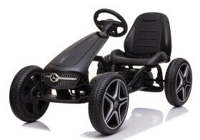 Mamido Mamido Detská šliapacia motokára Mercedes XMX610 čierna | ECO koža | Polohovateľné sedadlo