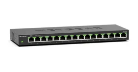 Netgear GS316-300EUS čierna / Switch / 16x 10/100/1000 Mbps / neriadený (GS316-300EUS)