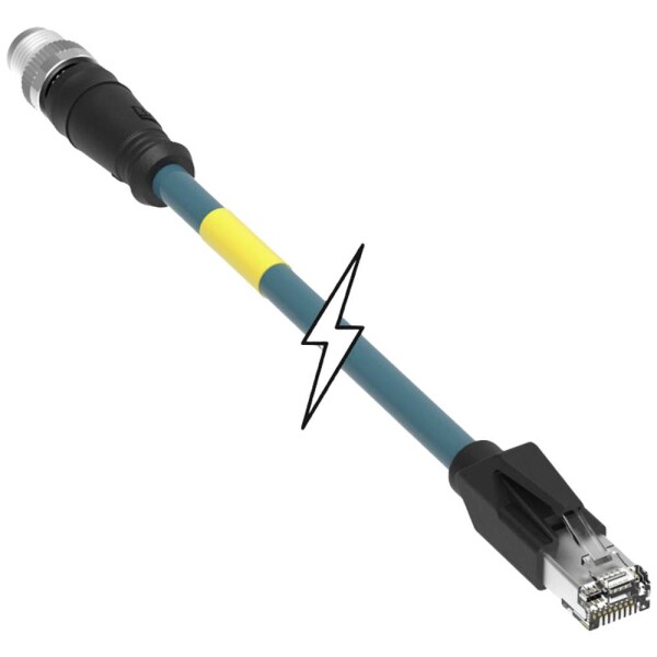 Molex Molex WOD Industrial Solution upravený zástrčkový konektor pre senzory - aktory, 1203410501, piny: 8, 1.00 m, 1 ks; 1203410501