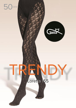 Pančuchy Gatta Loretta wz.155 50 den 6-XXL nero 6-XXL