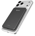 ESTUFF Magnetic Power Bank 5.000 mAh čierna / Powerbanka / magnetická / USB-C / rýchlonabíjanie (ES641100)