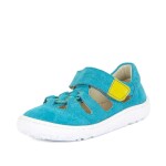 Dievčenské barefoot sandále ELASTIC Turquoise Froddo G3150262-15 turquoise - 29