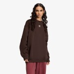 Mikina adidas Essentials Crew Fleece Oversized Aurora Coffee XS
