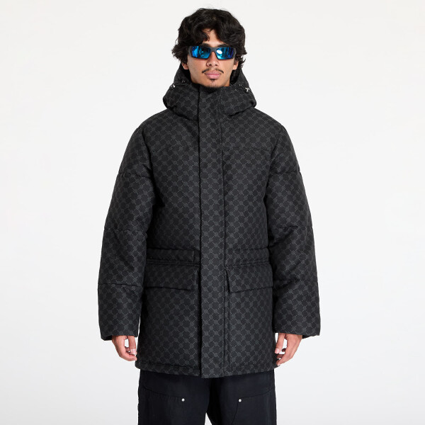 Bunda Daily Paper Oba Cotton Monogram Puffer Black L