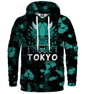 Aloha From Deer Tokyo Oni Teal Hoodie HK AFD938 Teal