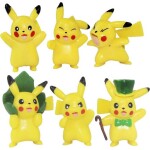 Figúrky na tortu Pokémon 6ks Pikachu 4cm - Cakesicq - Cakesicq