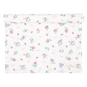 GREEN GATE Bavlnený behúň Athea White 140 x 45 cm