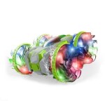 Mamido Mamido Auto na diaľkové ovládanie RC Stunt s LED svetlami 6-smerné riadenie