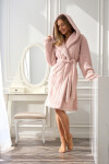 Dámsky krátky župan HEAVEN 2555 Powder Pink - L&L Lamp L pudrovo-růžová