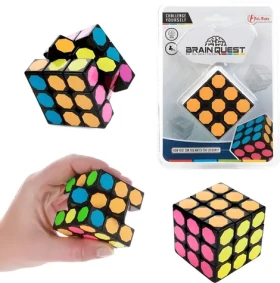 TOI-TOYS Hlavolam kocka 3x3/6x6x6 cm