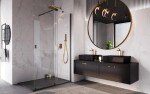 BESCO - Walk-in sprchovací kút VAYO BLACK - FARBA rámu - Čierna, Rozmer A - 90, Rozmer C - 200, Smer zatvárania - Univerzálne Ľavé / Pravé, Výplň - Číre bezpečnostné sklo - 8 mm BCVAYO90BC