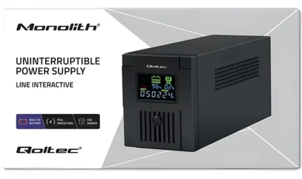 Monolith 2000VA / Záložný zdroj UPS / 1200 W / LCD / USB (53771)