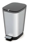 Curver CHIC Bin M Steel / Odpadkový kôš / 25 l (272236)