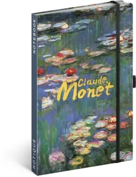 NOTIQUE Notes Claude Monet, linajkový, 13 x 21 cm (A-34381)