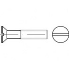 TOOLCRAFT TO-5361615 zápustné skrutky M12 16 mm drážka nerezová ocel A4 25 ks; TO-5361615