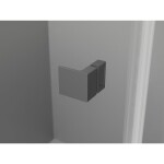 MEXEN/S - Lunar L sprchový kút dvere krídlové ľavá 70 x 70, transparent, grafit metal 834L-070-070-95-00-L