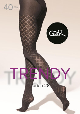 Pančuchy Gatta Lorien wz.28 40 den 2-4 nero 4-L
